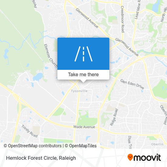 Mapa de Hemlock Forest Circle