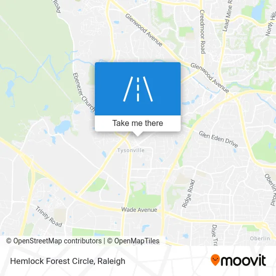 Hemlock Forest Circle map
