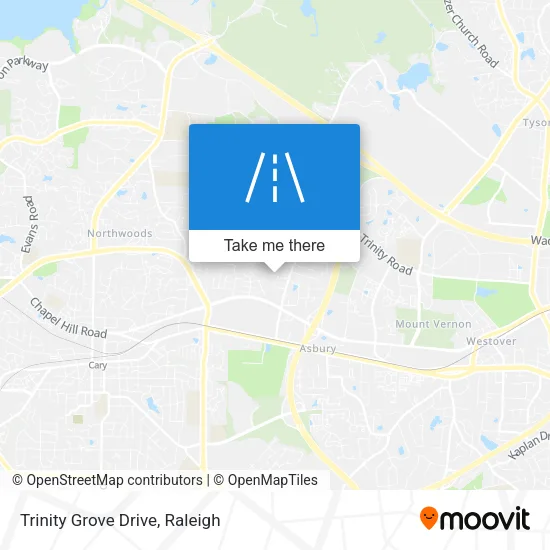 Trinity Grove Drive map