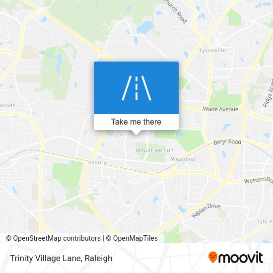 Trinity Village Lane map