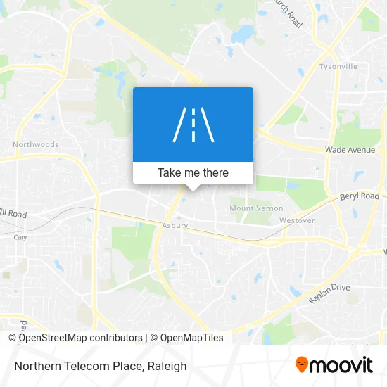 Northern Telecom Place map