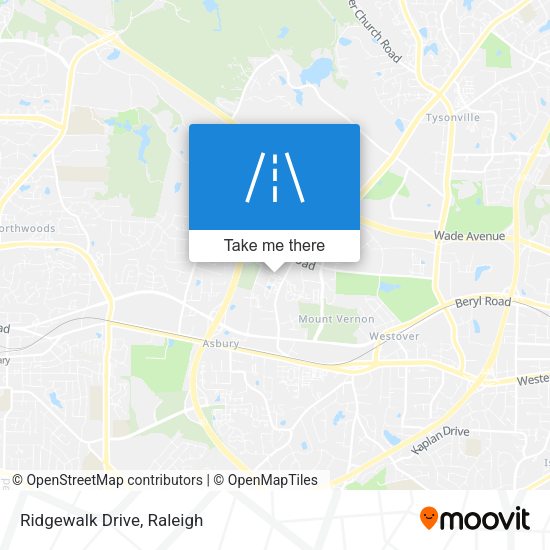 Mapa de Ridgewalk Drive