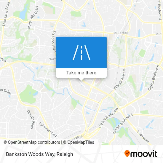 Bankston Woods Way map