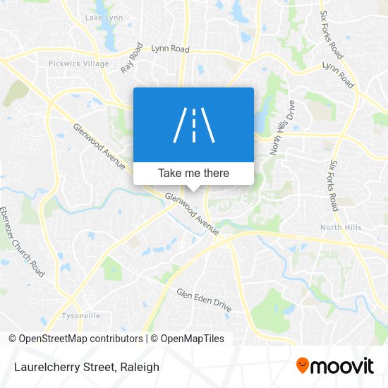 Laurelcherry Street map