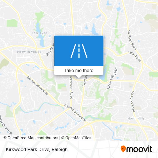Kirkwood Park Drive map