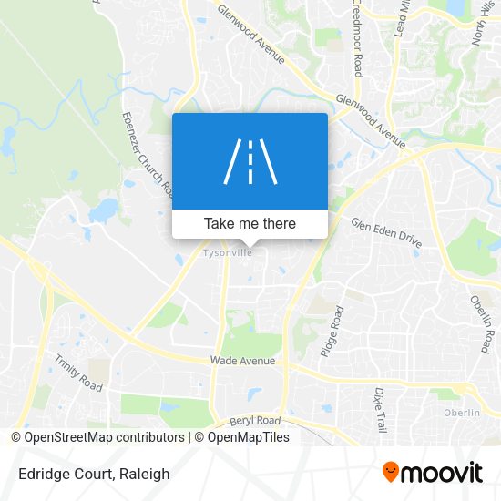 Mapa de Edridge Court