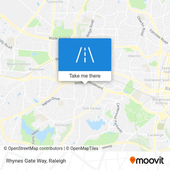Mapa de Rhynes Gate Way