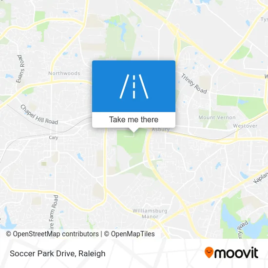 Soccer Park Drive map