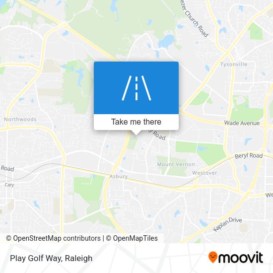 Mapa de Play Golf Way