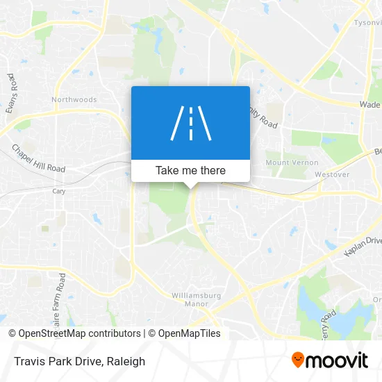 Travis Park Drive map