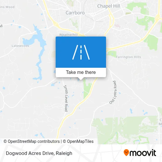 Dogwood Acres Drive map