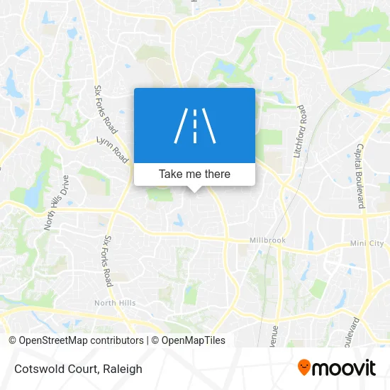 Cotswold Court map