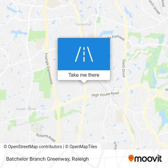 Batchelor Branch Greenway map