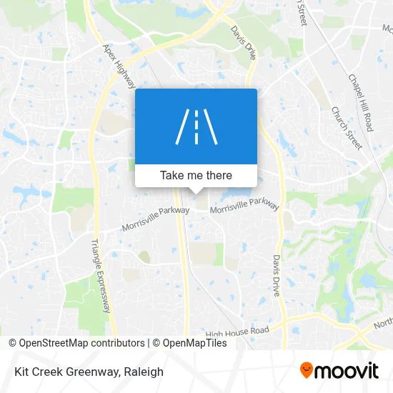 Kit Creek Greenway map