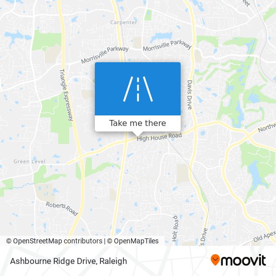 Ashbourne Ridge Drive map