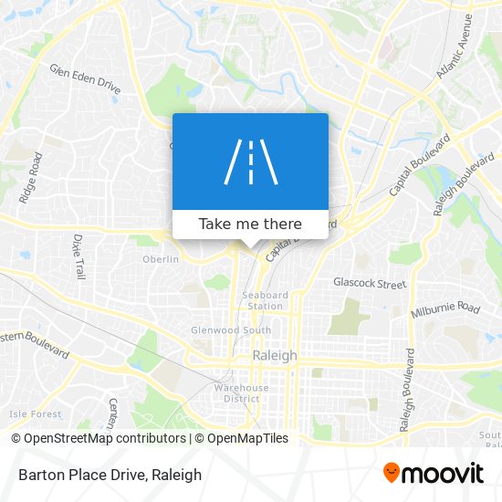 Barton Place Drive map