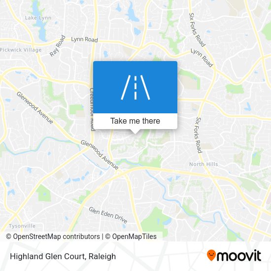 Highland Glen Court map