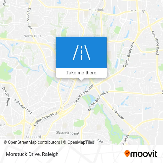 Moratuck Drive map
