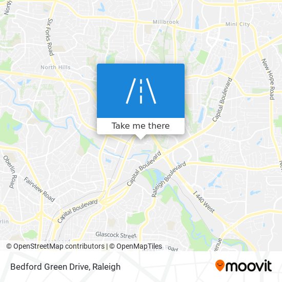 Bedford Green Drive map