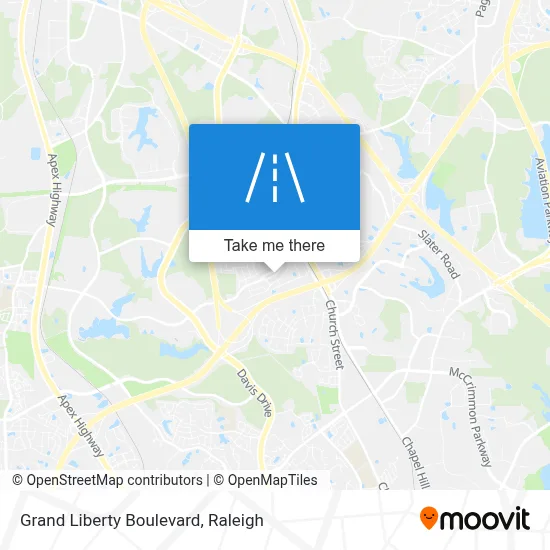 Grand Liberty Boulevard map