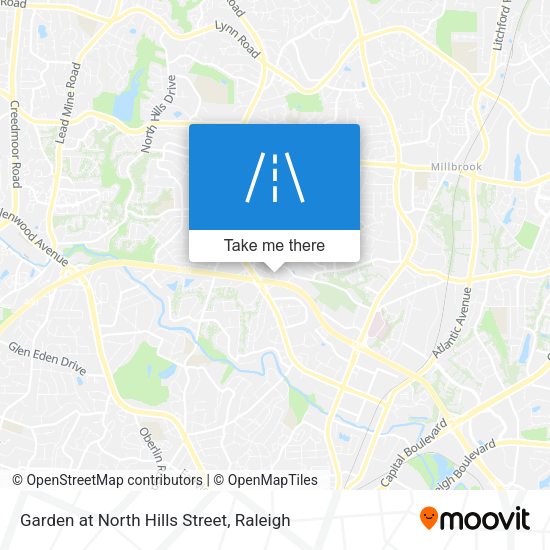 Mapa de Garden at North Hills Street