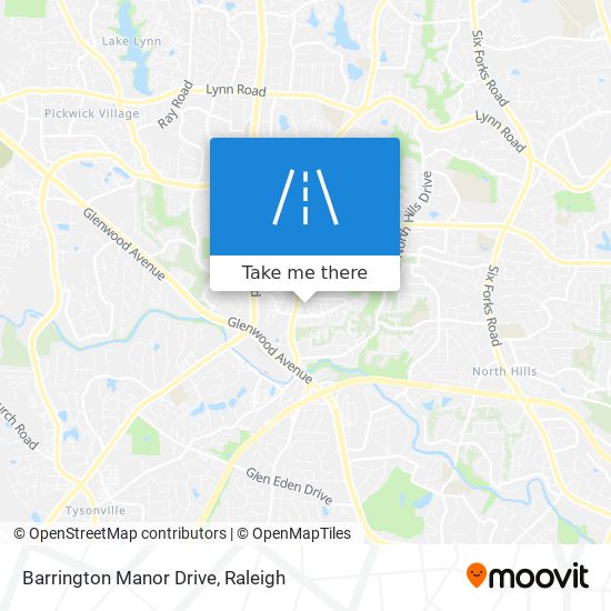 Barrington Manor Drive map