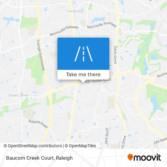 Baucom Creek Court map