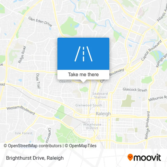 Brighthurst Drive map