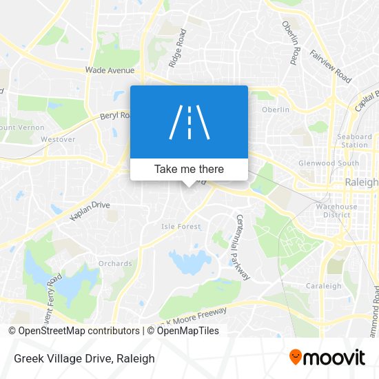Greek Village Drive map