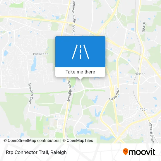 Rtp Connector Trail map
