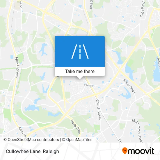 Cullowhee Lane map