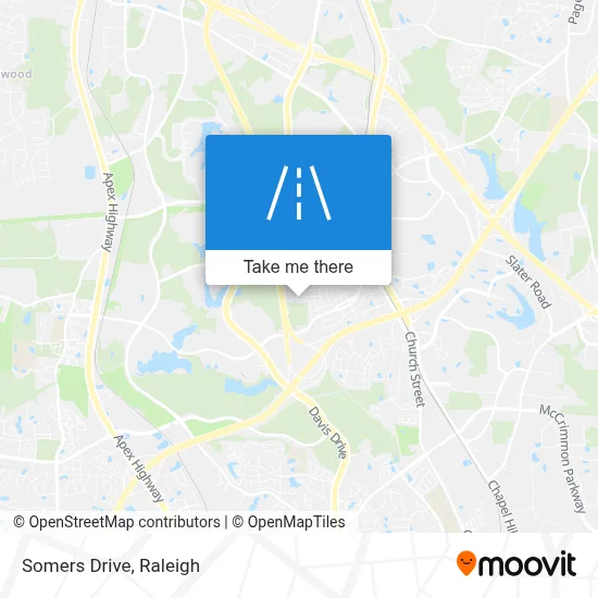 Somers Drive map