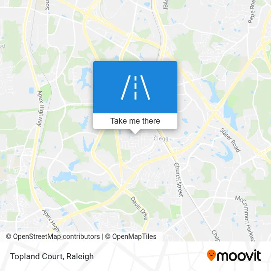 Topland Court map
