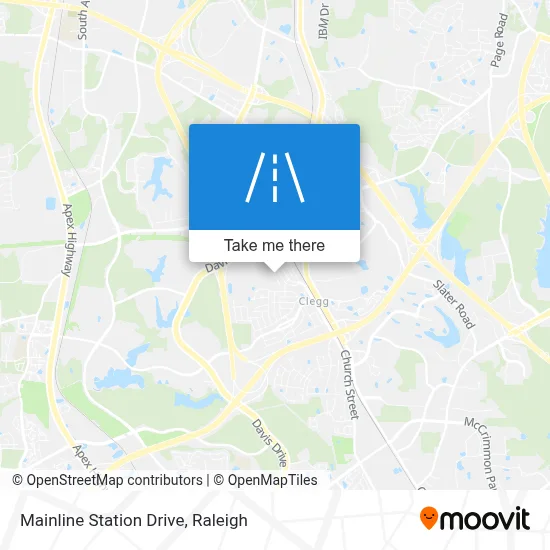 Mainline Station Drive map