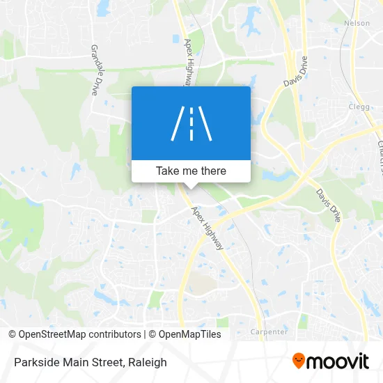 Parkside Main Street map