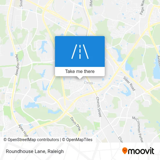 Roundhouse Lane map