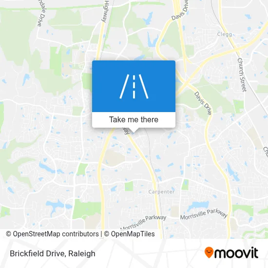 Brickfield Drive map