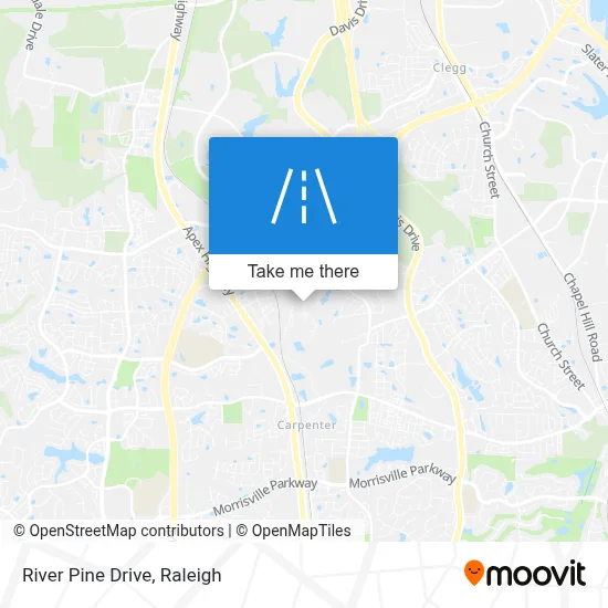 River Pine Drive map
