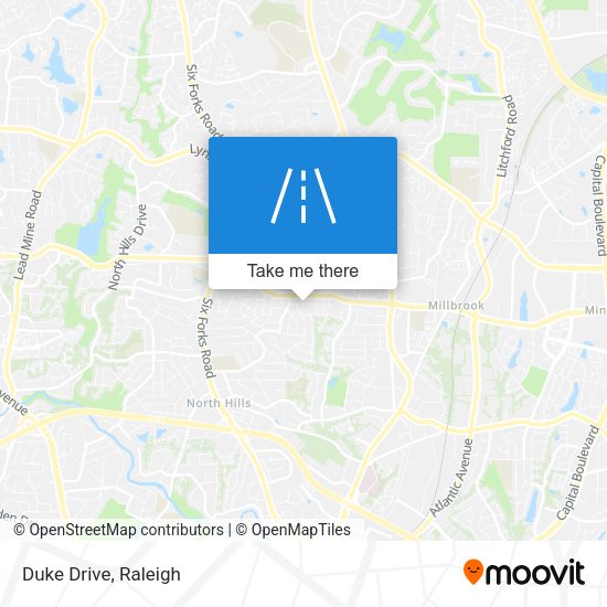 Duke Drive map