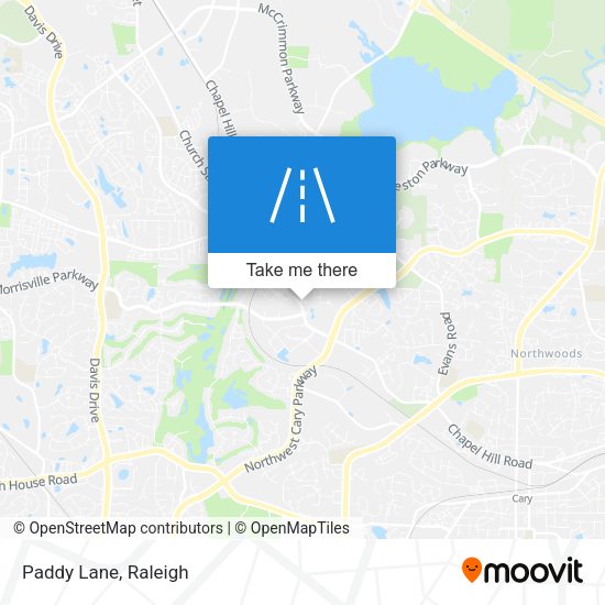 Mapa de Paddy Lane