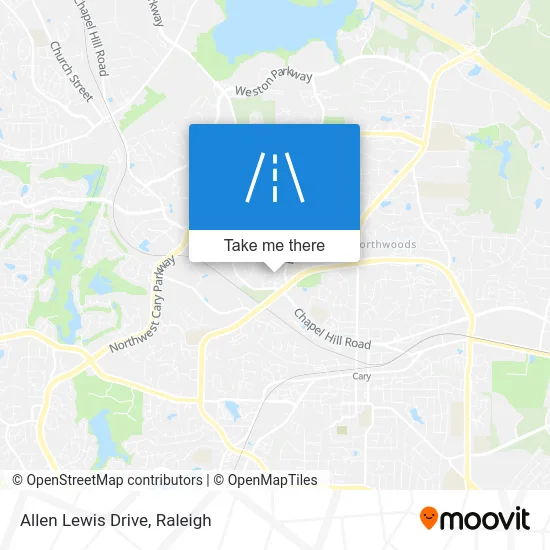 Allen Lewis Drive map