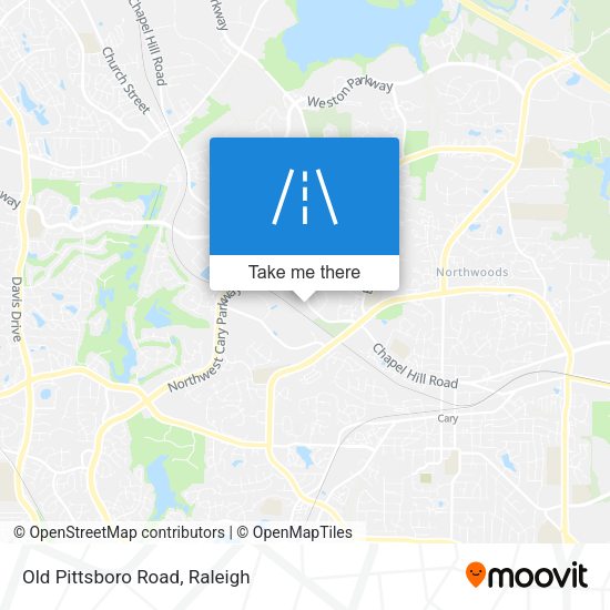 Mapa de Old Pittsboro Road