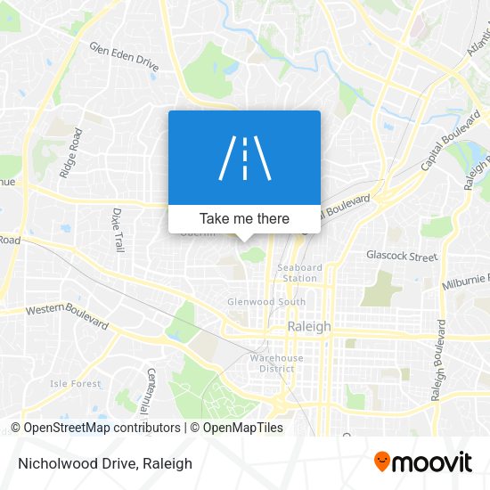 Mapa de Nicholwood Drive