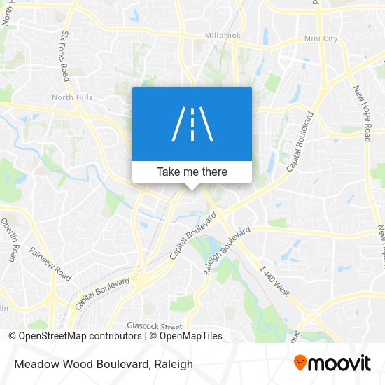 Meadow Wood Boulevard map