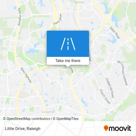 Little Drive map