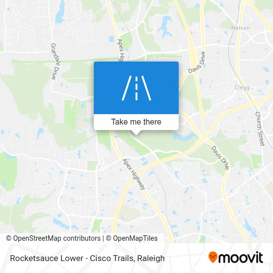 Mapa de Rocketsauce Lower - Cisco Trails