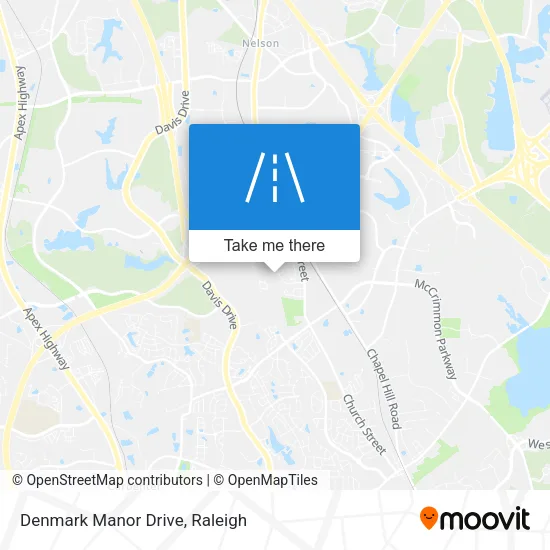 Denmark Manor Drive map