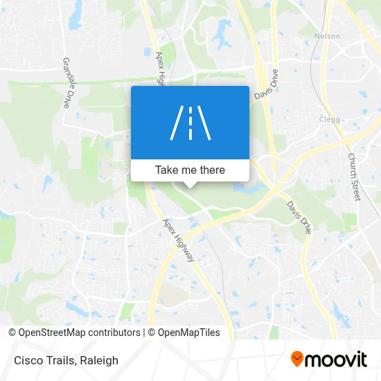 Cisco Trails map