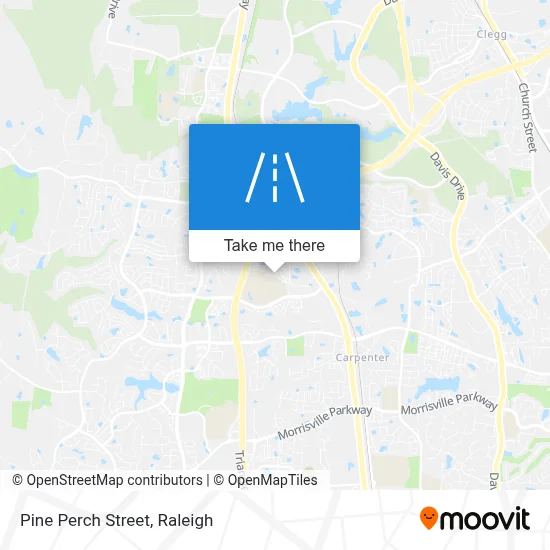Pine Perch Street map