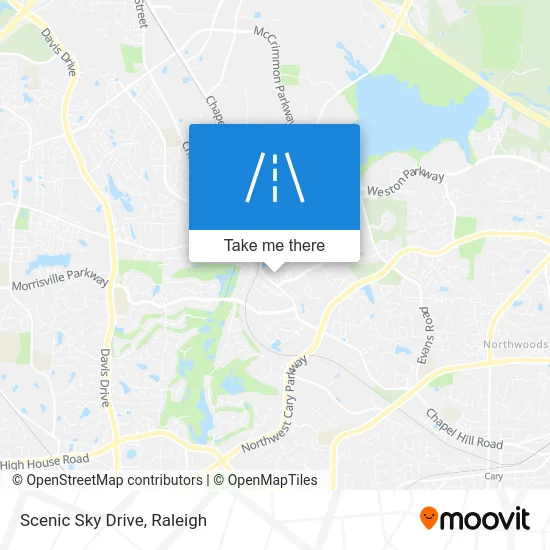 Scenic Sky Drive map